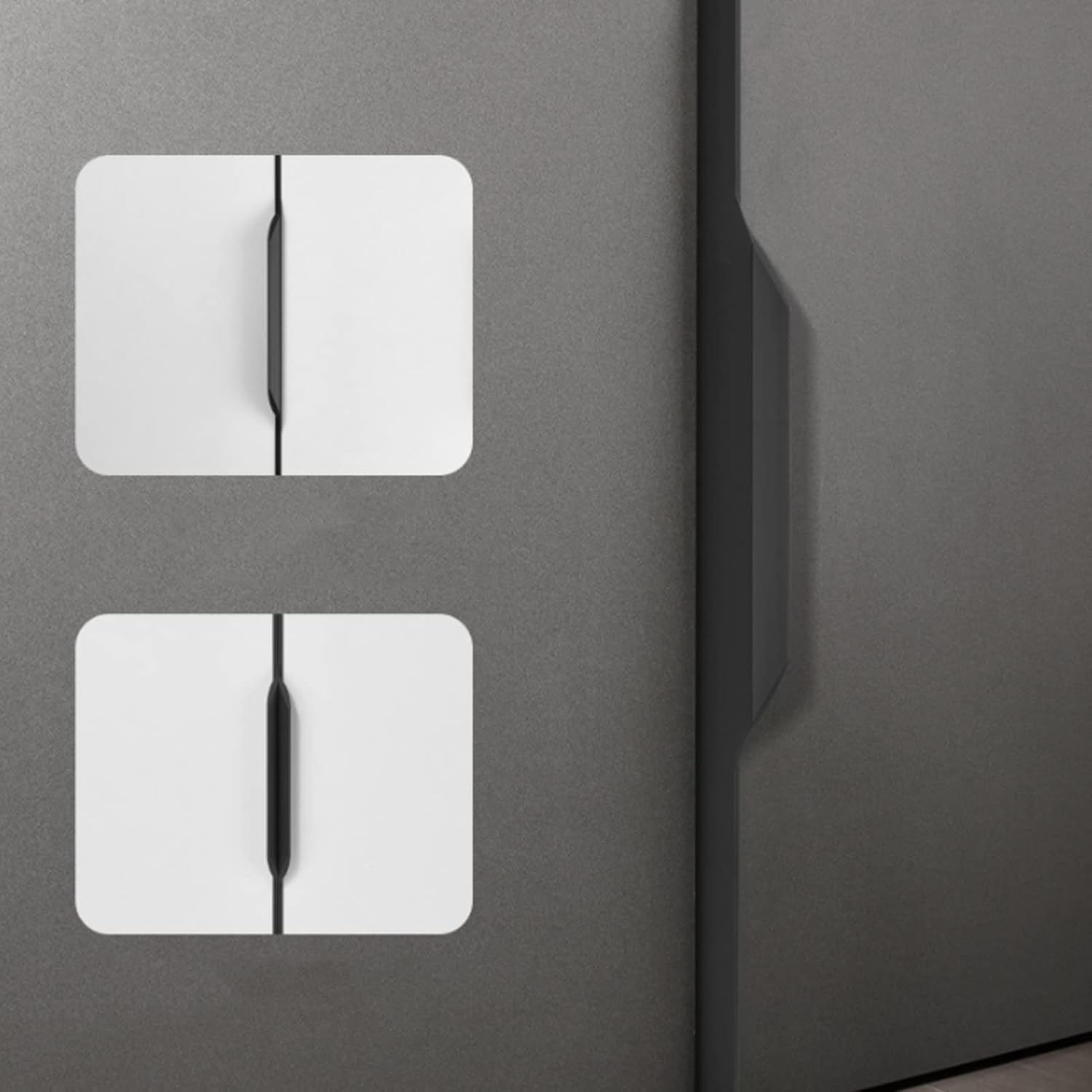 Poignée de meuble façade 239 — profilé noir mat, de 150 à 400 mm 5