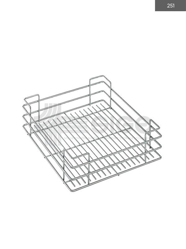 Colonne extractible SIGE 260B chrome — meuble 30 cm, hauteur jusqu'a 1,32 m, coulisses 120 kg 3