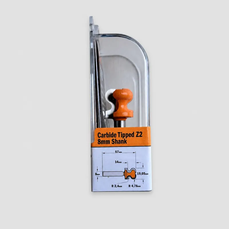 Fraise Finger Pull pour poignée intégrée — queue 8 mm · actif Ø19,05 × 19,05 mm — CMT 955.102.11 2
