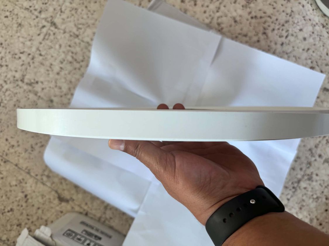Couvre-chant blanc brillant 04/22 — rouleau de 300 m 2