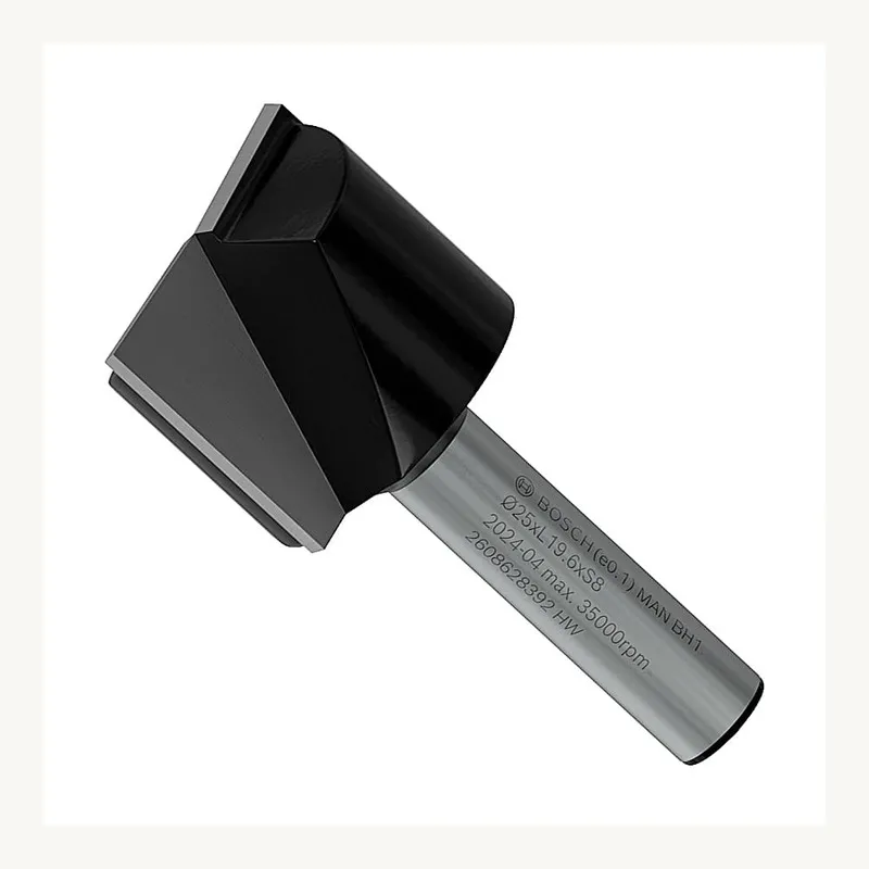 Fraise droite — queue 8 mm · actif Ø25 × 19,6 mm — Bosch PRO 2608628392 4