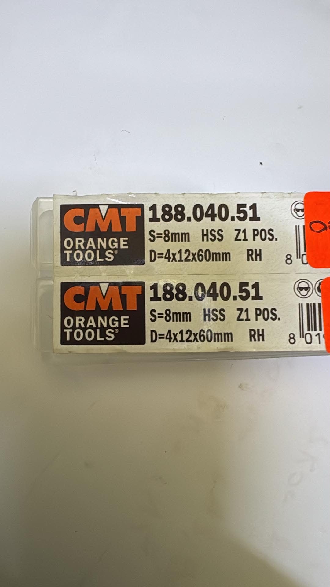 Fraise hélicoïdale pour aluminium — queue 8 mm · actif Ø4 × 12 mm — CMT 188.040.51 2