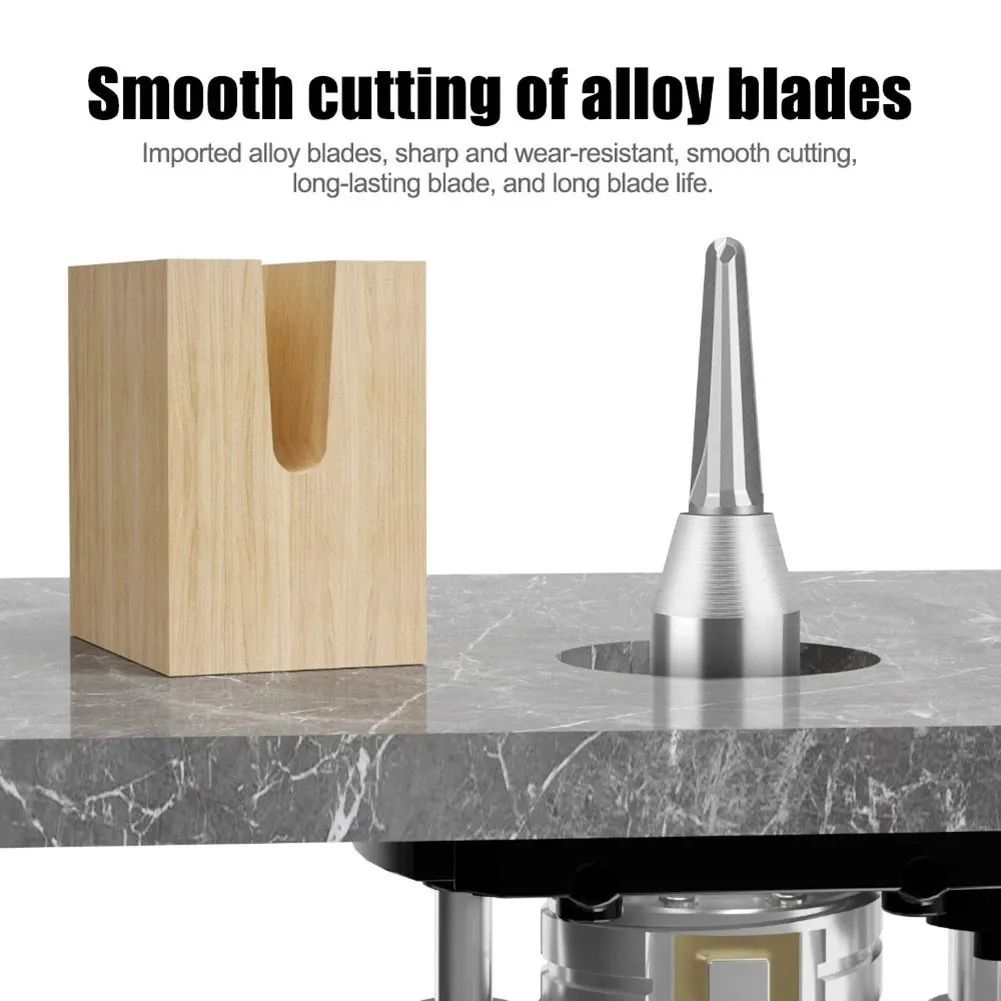 Fraise à rainurer en V pour pliage de panneaux MDF et high gloss — queue 8 mm 3