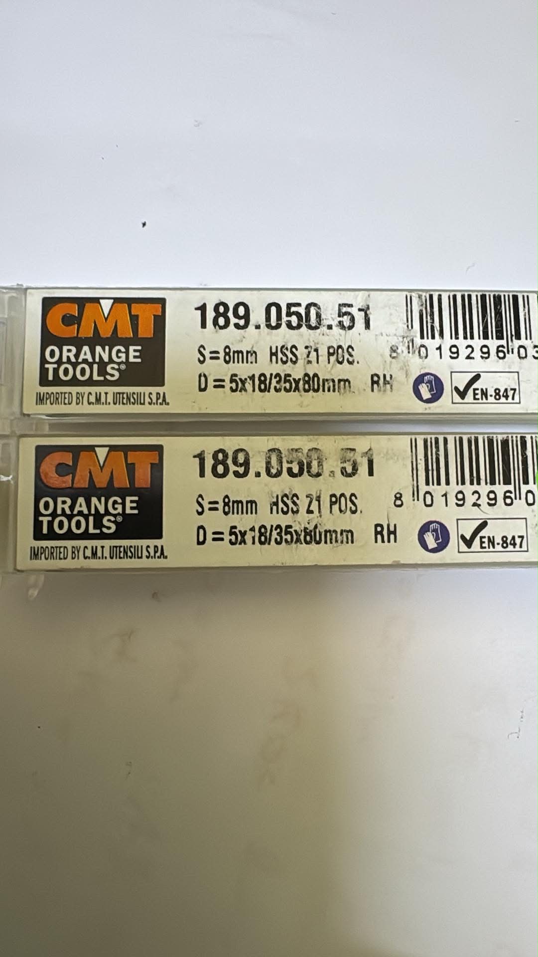 Fraise hélicoïdale pour aluminium — queue 8 mm · actif Ø5 × 35 mm — CMT 189.050.51 2