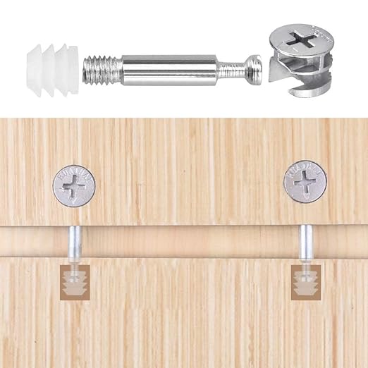 Vis excentrique 4 cm — assemblage démontable pour panneaux, came et goujon 5