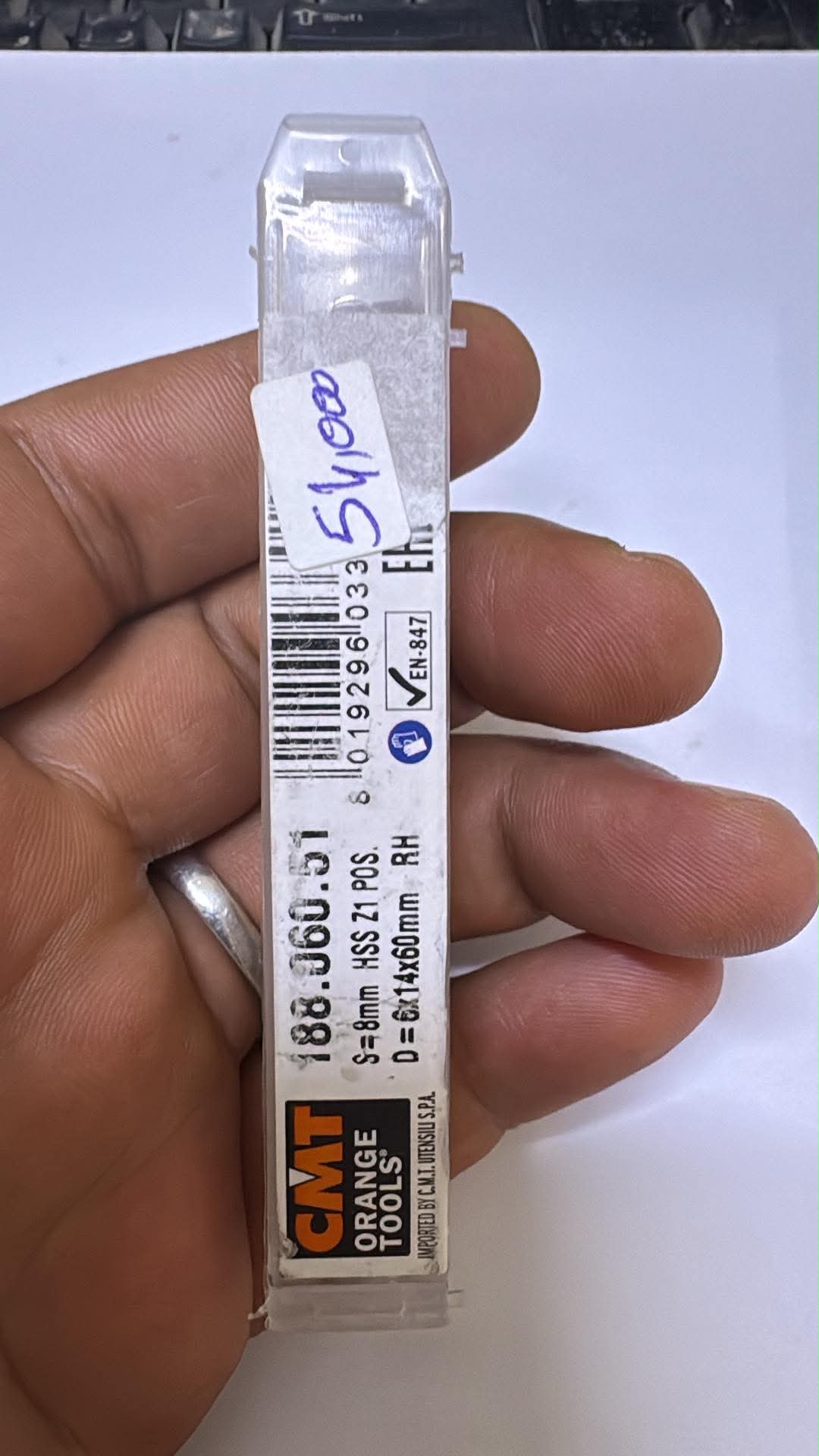 Fraise hélicoïdale pour aluminium — queue 8 mm · actif Ø6 × 14 mm — CMT 188.060.51 2