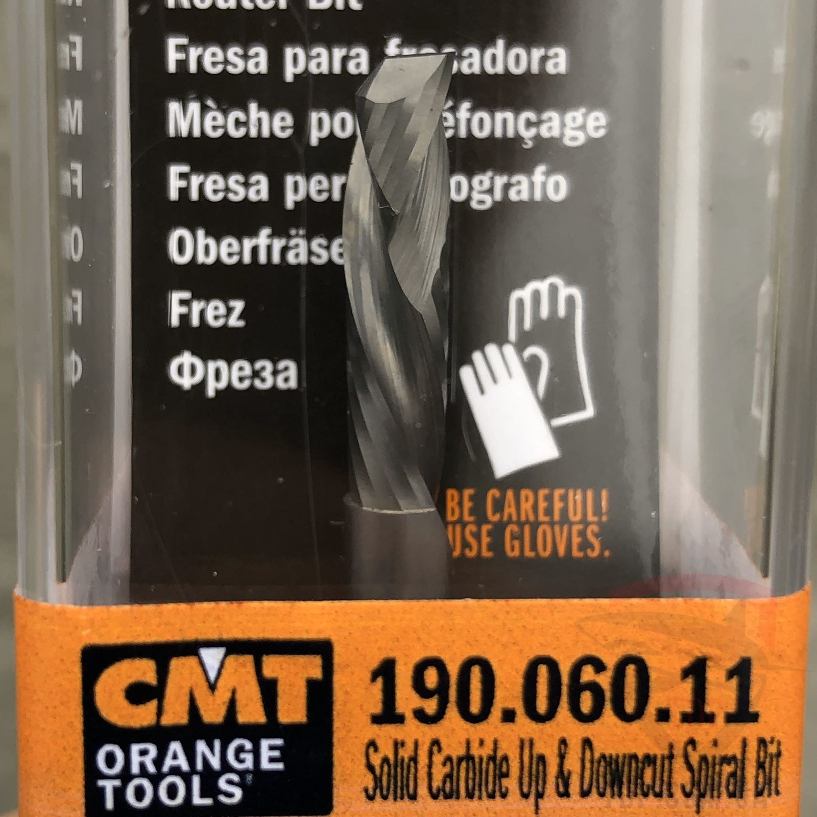 Fraise hélicoïdale compression — queue 6 mm · actif Ø6 × 22 mm — CMT 190.060.11 2