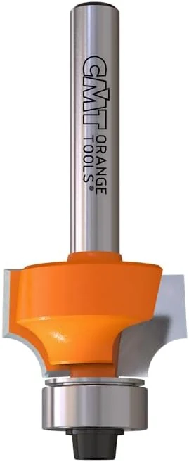 Fraise à arrondir R8 — queue 6 mm · actif Ø28,6 mm — CMT 738.285.11
