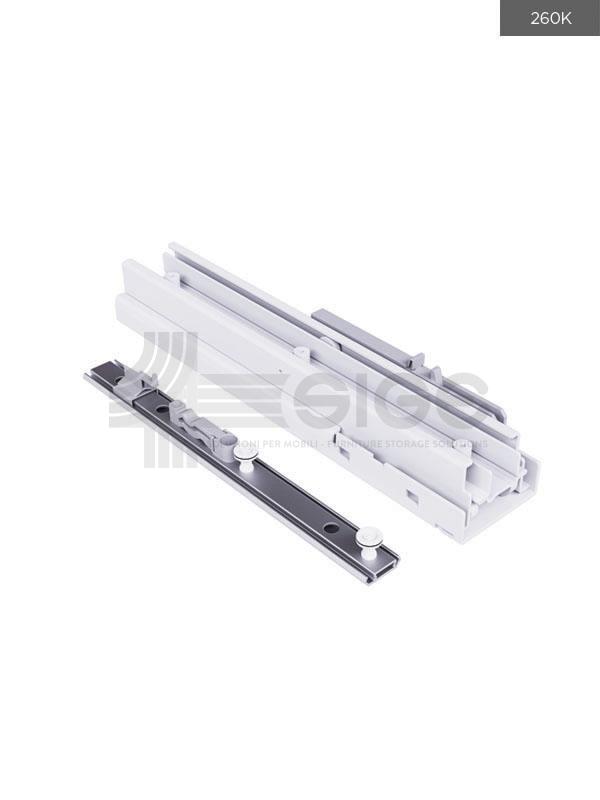 Colonne extractible SIGE 260A chrome — meuble 45 cm, hauteur jusqu'a 2,04 m, coulisses 120 kg 4