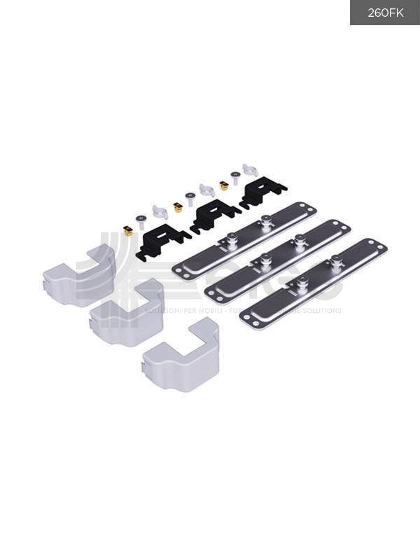 Colonne extractible SIGE 260A chrome — meuble 45 cm, hauteur jusqu'a 2,04 m, coulisses 120 kg 5