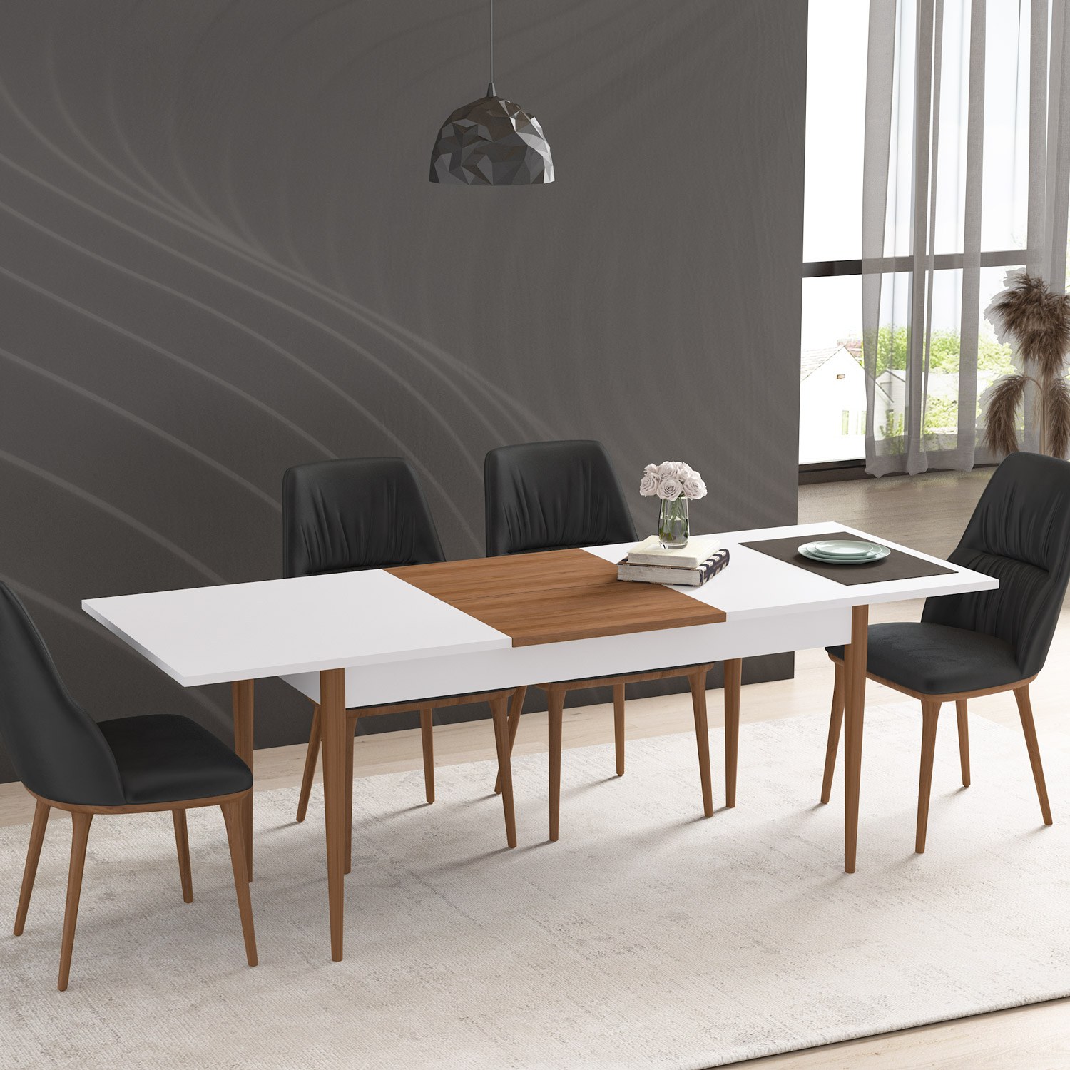Mecanisme de table coulissante MEPA SMR — rallonge escamotable, 30 ou 40 cm 2