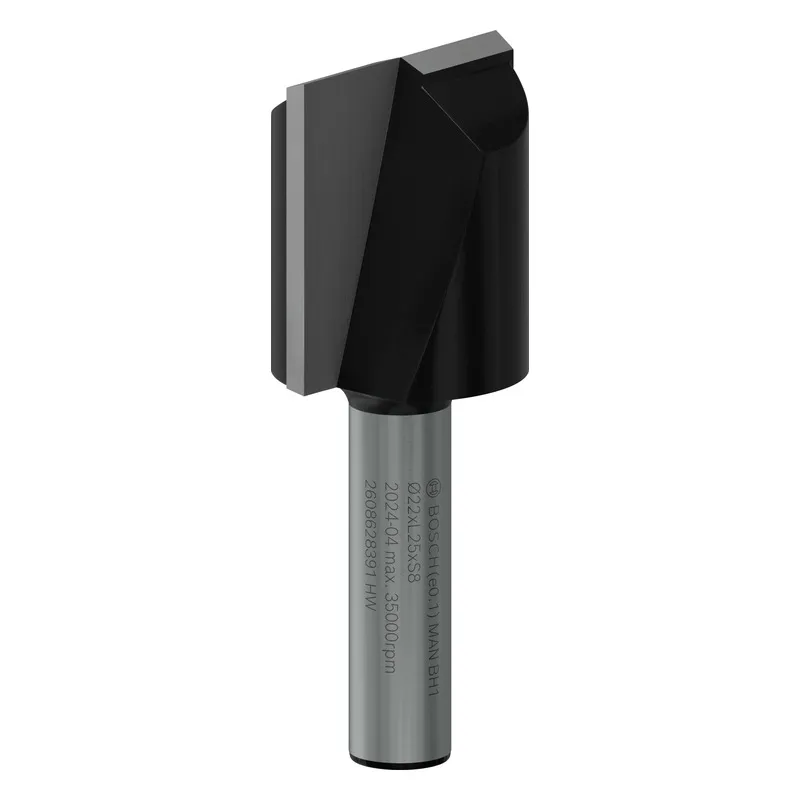 Fraise droite — queue 8 mm · actif Ø22 × 25 mm — Bosch 2608628391 4