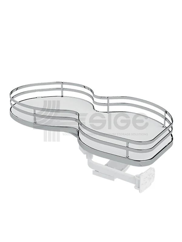 Étagères extractibles pour meuble d'angle 450 mm — SIGE 371+ — avec axe de support 371K 2