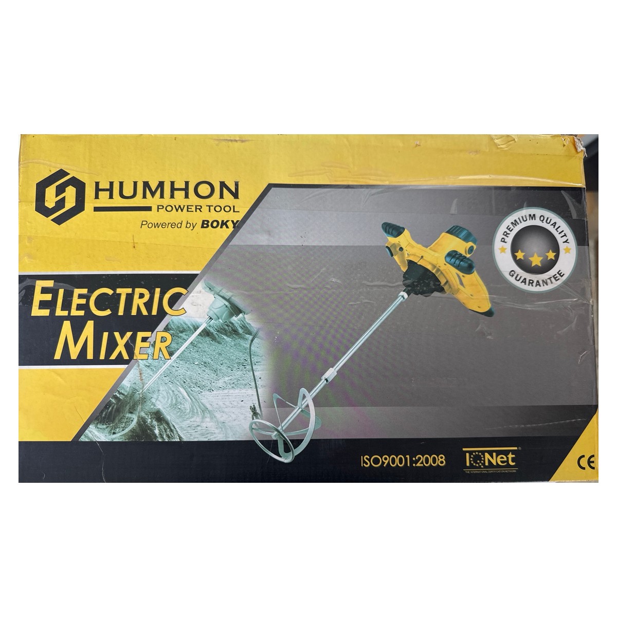 Malaxeur électrique HUMHON BK-EM168 — 1 100 W, 0 à 800 tr/min, hélice Ø 120 mm 2