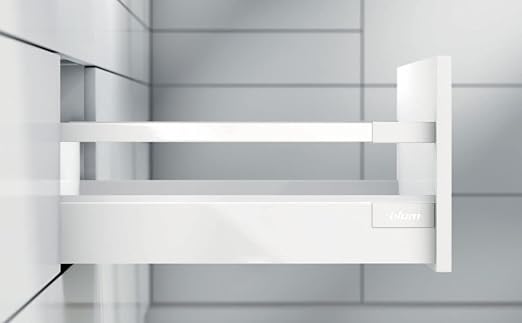 Kit tiroir metallique Blum TANDEMBOX blanc — profondeur 550 mm, AVEC rallonge de cote 2