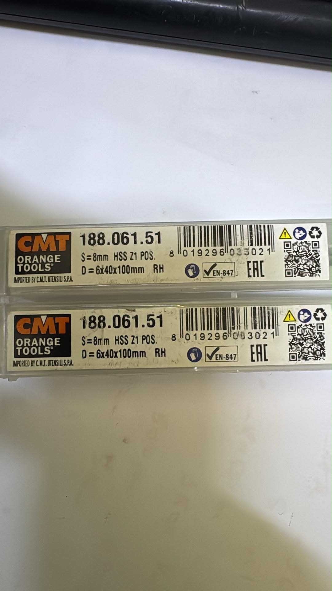 Fraise hélicoïdale pour aluminium — queue 8 mm · actif Ø6 × 40 mm — CMT 188.061.51 4