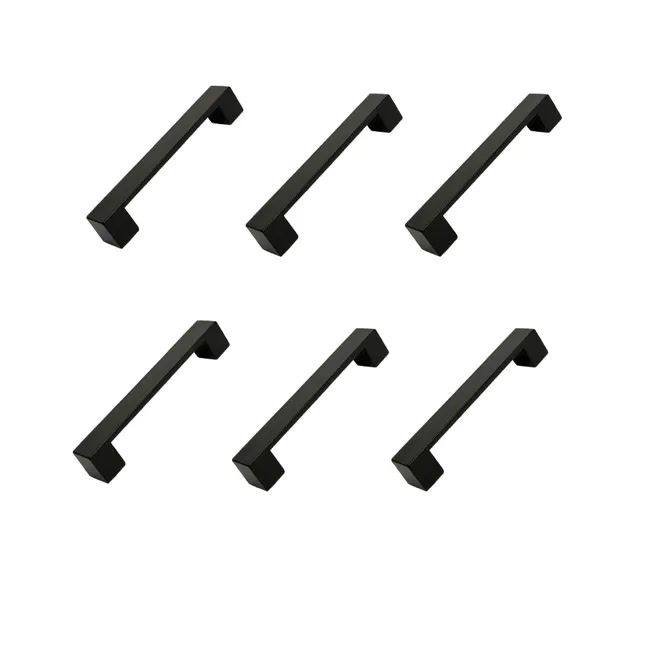 Poignée de meuble Karmen — noire ou chromée, entraxe 128, 160, 192 ou 224 mm 1