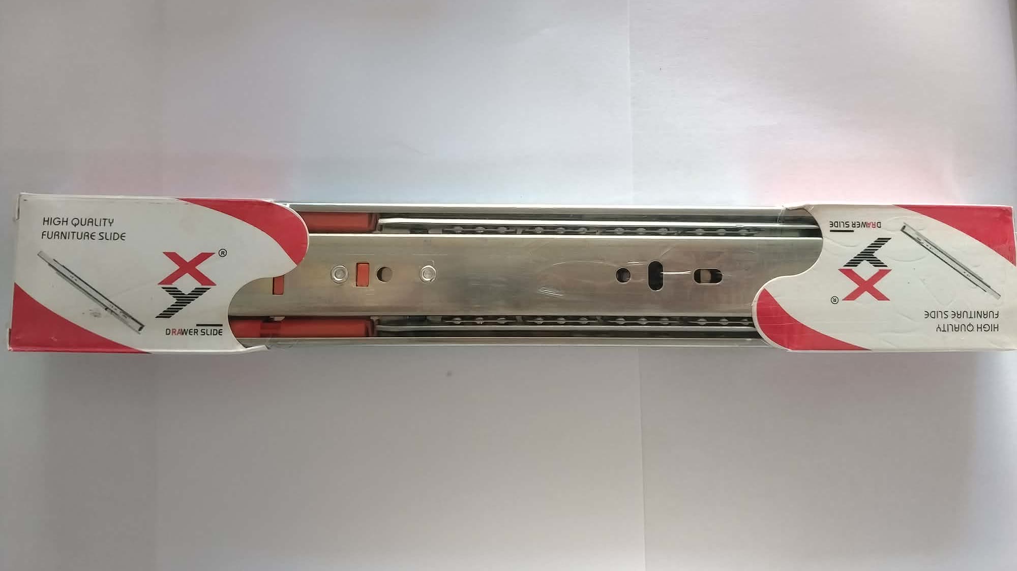 Coulisse à billes pour tiroir Push Open — 30 cm — la paire 1