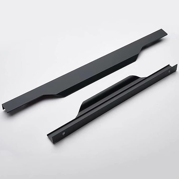 Poignée de meuble façade 239 — profilé noir mat, de 150 à 400 mm 2
