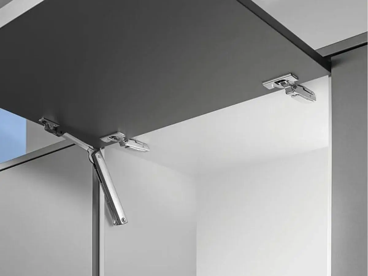 Compas de relevage Blum AVENTOS HK-XS — la paire, porte de meuble haut relevable, BLUMOTION integre 2