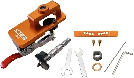 Gabarit de perçage pour charnières invisibles 35 mm — CMT / July Tools 4