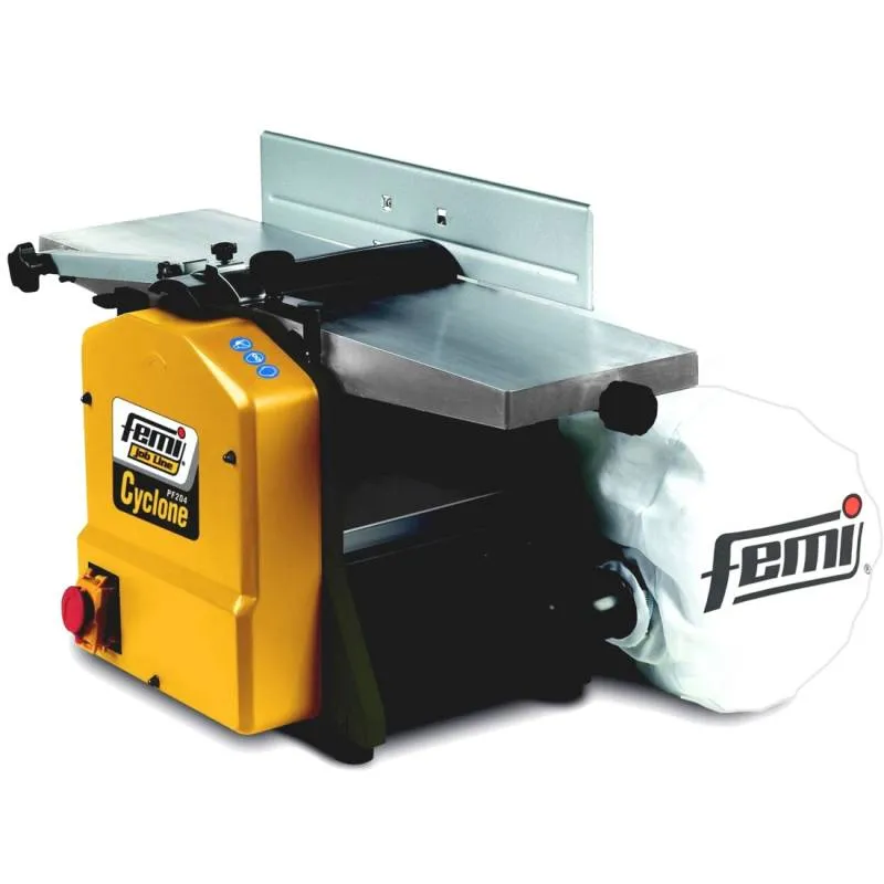 Machine FEMI PF 204 Cyclone — raboteuse-dégauchisseuse combinée pour bois — 1 500 W