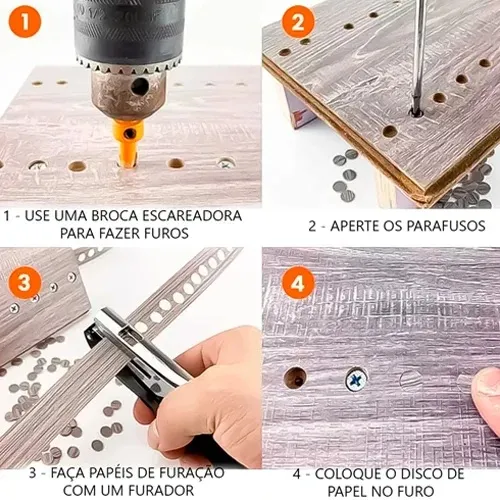 Pince gabarit de perçage pour vis d’assemblage — 2 options 4
