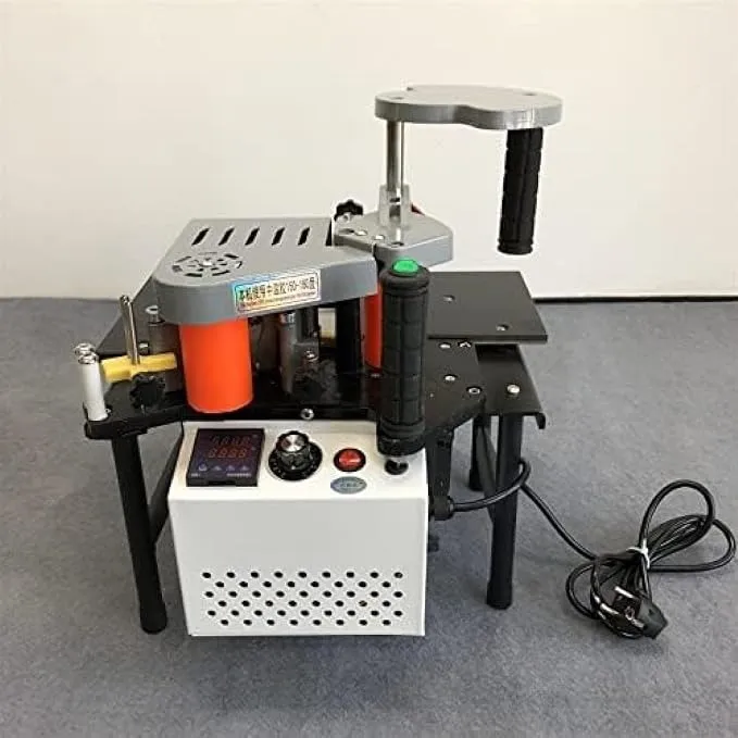 Plaqueuse de chants portable à bac de colle — machine d’encollage pour panneaux 4