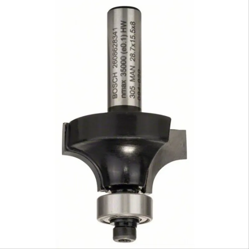 Fraise à arrondir R8 — queue 8 mm · actif Ø28,7 × 15,2 mm — Bosch 2608628341 3