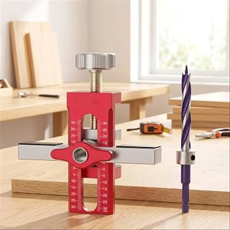 Gabarit push open, d’alignement et de perçage  pour portes de meubles 3