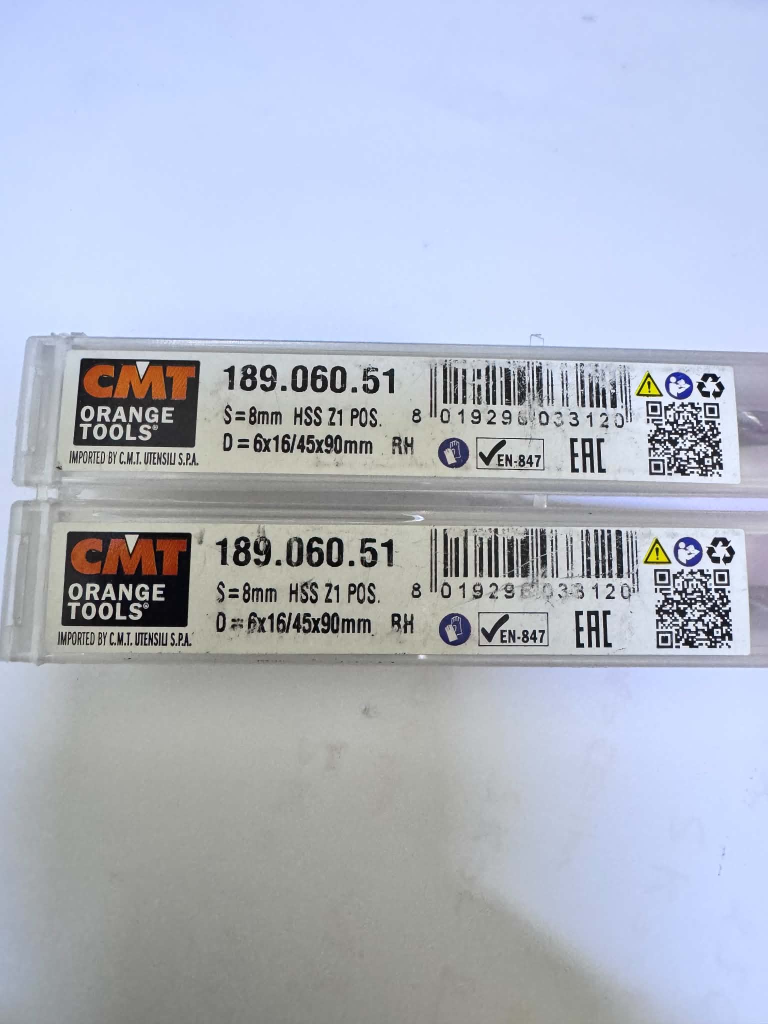 Fraise hélicoïdale pour aluminium — queue 8 mm · actif Ø6 × 45 mm — CMT 189.060.51 4
