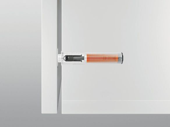 Blum TIP-ON pour porte — ouverture par simple pression, version courte ou longue 3
